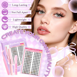Kit <span class=keywords><strong>de</strong></span> Extensión <span class=keywords><strong>de</strong></span> <span class=keywords><strong>Pestañas</strong></span> DIY con <span class=keywords><strong>Pegamento</strong></span> <span class=keywords><strong>de</strong></span> Doble Punta - Juego <span class=keywords><strong>de</strong></span> <span class=keywords><strong>Pestañas</strong></span> Postizas al por Mayor para Salón y Hogar - Product Image 2