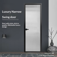 Porte de toilette en verre trempé étanche, modèle 40*12, épaisseur 5mm, avec cadre en alliage d'aluminium, pour salles de bain d'hôtel – Célèbre sur Internet
