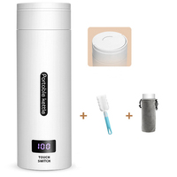 Thermos Tasses de voyage électriques étanches Chauffage électrique Voyage Thermos bouteille d'eau isolée sous vide