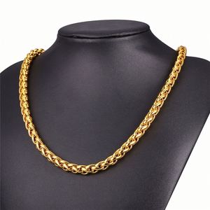 Cadena de Acero de Titanio Dorado con Eslabones, Ajustable, Simple, Moderna y Elegante, de 2 mm a 5 mm, para Hombre y Mujer - Product Image 4