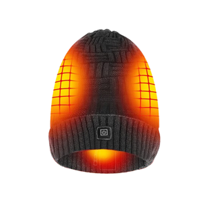 หมวกอุ่นไฟฟ้าใช้แบตเตอรี่แบบชาร์จไฟได้สำหรับผู้ชายและผู้หญิง - Product Image 1