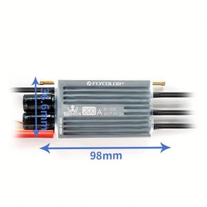 FLYCOLOR KRAKEN High Voltage 5-12S Lipo 120A 160A 200A WIFI ENABLED Waterproof Plastic Brushless Speed <b>Controller</b> ESC RC <b>Boat</b> - Product Image 4