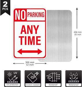 Chất lượng cao tùy chỉnh dấu hiệu thông minh không có bãi đậu xe bất cứ lúc nào dấu hiệu cho xe chủ sở hữu của chi phí kim loại dấu hiệu - Product Image 2