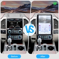 Reproductor de DVD de Radio Android Navihua para Ford F150 Raptor 2015-2020, Estilo Tesla, Audio Carplay, Pantalla Vertical, Estéreo, Navegación GPS