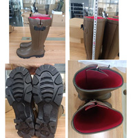 Bottes de pluie en caoutchouc pour femmes, bottes de pluie imperméables personnalisées en gros, bottes de pluie pour l'équitation