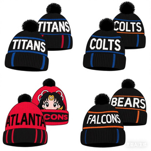 2025 nuevo 32 EE. UU. Gorra de equipos de fútbol americano Original Beanie personalizado Beanie de punto cálido sombreros de invierno Unisex Beanie - Product Image 1