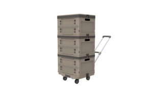 2025 Shopping Dolly Camión de mano de plástico plegable SC + 02 con 4 ruedas 60kgs - Product Image 4