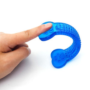 Toptan stok eko dostu pet dayanıklı PVC kauçuk çiğnemek köpek kemik oyuncak - Product Image 3