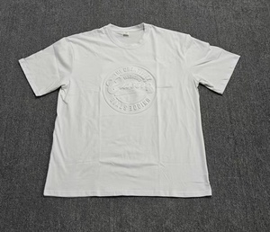 Maglietta da uomo stile Hip Hop stile stile Hip-Hop in cotone 100% ricamato oversize in tessuto 200g - Product Image 1
