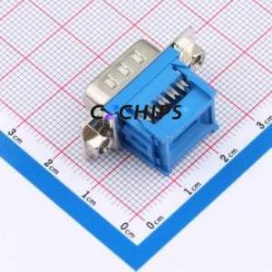 X0709WT7BL3 D-Sub/VGA Connector Connector ( Connector Type: Standard D-Sub )( Gender: Male )( Total Number of PINs: 9P ) - Product Image 2