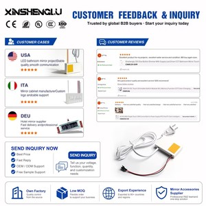 Free Sample Touch <strong>Switch</strong> 12V LED <strong>Bathroom</strong> Mirror Touch Sensor <strong>Switch</strong> 3 Color CCT Dimmable Memory Smart Mirror <strong>Light</strong> <strong>Switch</strong> - Product Image 6