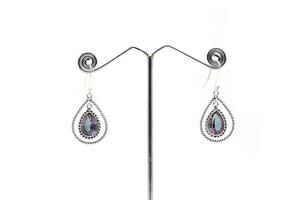 Pendientes de Cuarzo Arcoíris, Joyería Hecha a Mano, Plata de Ley 925, Elegantes, Regalo de Boda para Mujer, Venta al Por Mayor, Exportación - Product Image 4