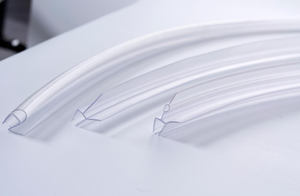 Moderna Striscia Sigillante Trasparente in PVC Ecologica e Impermeabile per Porte <span class=keywords><strong>Doccia</strong></span>, Facile Installazione, Protezione per Bordi Inferiori, per Bagno e Hotel, Curva - Product Image 2