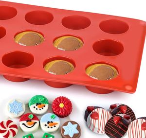 แม่พิมพ์ซิลิโคนกระบอกกลมขนาดเล็กสำหรับลูกอมช็อคโกแลตระเบิดไขมันลูกอมเค<span class=keywords><strong>โต</strong></span>ขนมขบเ<span class=keywords><strong>คี</strong></span>้ยวลูกอมแข็ง - Product Image 3