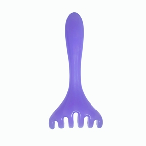Gua sha tool spa tool purple resin massager massage tool back - Product Image 1