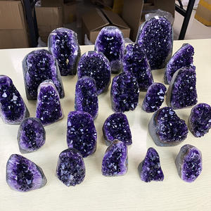 الجملة أوروغواي كريستال الكهف الطبيعي الكوارتز كهف الجمشت العنقودية حجر جيود جمشت برازيلي - Product Image 1