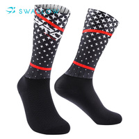 Rockswallow — chaussettes de cyclisme pour hommes, chaussettes thermiques avec impression personnalisé, verre dégradé, coupe-vent
