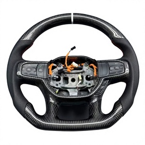 Volant personnalisé en fibre de carbone véritable pour Dodge RAM 1500 2021 2022 2023 2024 2025 6.2L Hellcat Off Road Truck - Product Image 2