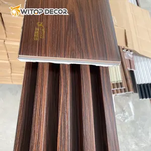 Fabriek Direct Selling Panelen Ontwerpen Houten Wpc Wandpaneel Decor Hout Kunststof Composiet Fabrikanten Prijs In China
