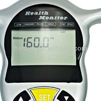 Analyseur de peau portable OEM personnalisé avec mini-poignée, dispositif de mesure, moniteur de graisse corporelle, affichage de la forme corporelle pour usage domestique, en ABS
