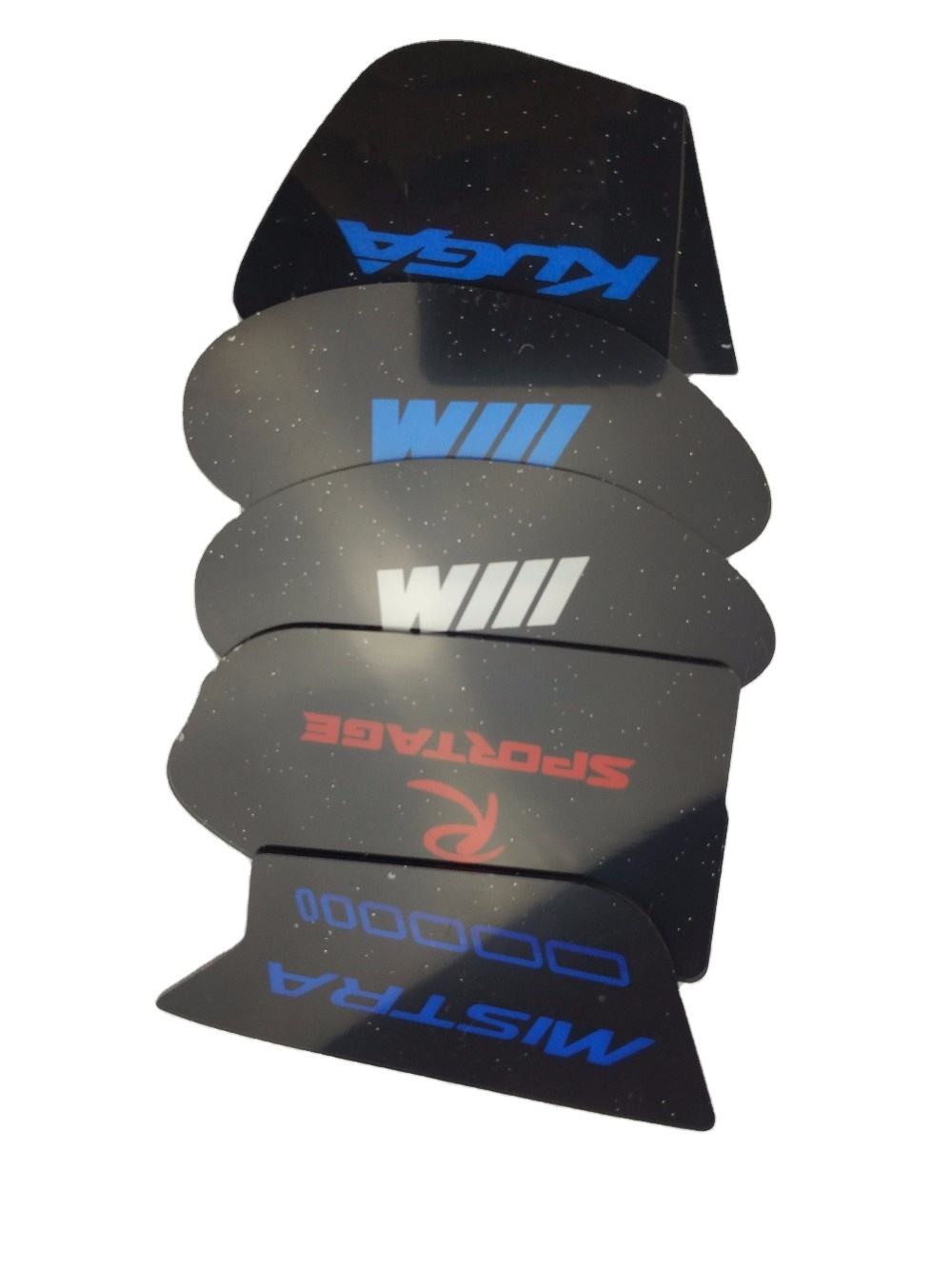 Black acrylic nameplate