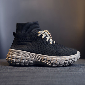 Zapatillas de Diseñador de Lujo Nuevas 2026 para Hombre, Suela de Goma Antideslizante, Zapatos de Moda para Mujer con Cordones, Zapatos Gruesos con Suela de Neumático para Caminar - Product Image 4