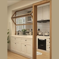 Fenêtre pliante en verre de confidentialité avec cadre en profilé d'aluminium NFRC USA pour maison, cuisine, café ou boulangerie, style ouvert