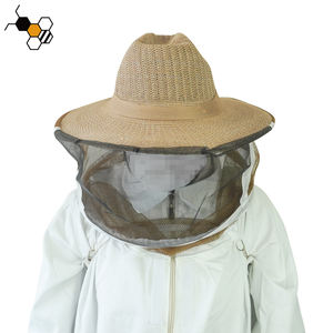 หมวกฟางเลี้ยงผึ้งหมวกคาวบอยหมวกผึ้งหน้ากากผึ้งใย - Product Image 2