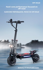 Trottinette Électrique Exclusive Transfrontalière Haute Puissance à Double Moteur, Batterie Lithium Aluminium, Portable et Pliable S3-11, S3-10 - Product Image 3