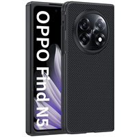 Étui de protection pour téléphone Oppo Find N3, motif en fibre de carbone de luxe, ultra fin, charge sans fil, antichoc, pour OnePlus Open