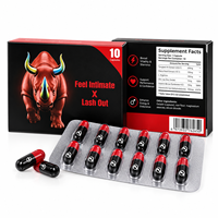 Capsules de Maca OEM Feel Intimate X Lash Out pour hommes |   Complément alimentaire naturel avec fibres alimentaires, soutien immunitaire et énergie