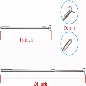 Varilla Telescópica Ajustable de Empuje y Tracción para Persianas Enrollables Inalámbricas, Persianas Celulares, Persianas de Rodillo, Persianas Zebra - Product Image 5