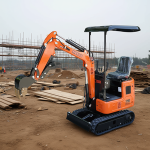 Mini-excavatrice Tmg Mve08 15 ch, poids opérationnel de 1900 lb avec godet pour travaux de construction - Product Image 2