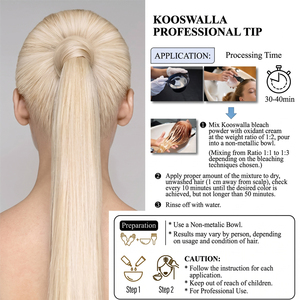 Poudre décolorante pour cheveux à marque privée, 9 niveaux de décoloration, sans poussière, pour salon, pour cheveux blonds - Product Image 2