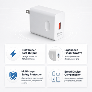 อะแดปเ<span class=keywords><strong>ต</strong></span>อร์ชาร์จไฟ<span class=keywords><strong>ต</strong></span>ิดผนัง<span class=keywords><strong>แบ</strong></span>บ USB สำหรับห้องพักโรงแรม 20W 60W รองรับ QC3.0 <span class=keywords><strong>ชาร์จ</strong></span>เร็ว หัวปลั๊ก<span class=keywords><strong>แบ</strong></span>บ US สำหรับ<span class=keywords><strong>โทรศัพท์</strong></span>มือถือและกล้องถ่ายรูป ขายส่ง OEM ODM จำนวนมาก - Product Image 5