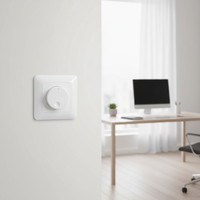 Variateur mural rotatif Triac certifié CE 400W, contrôle de luminosité 220V pour lampes LED et halogènes dimmables