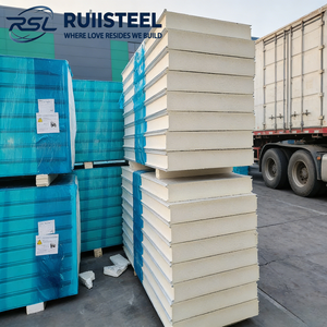 Panneau d'<span class=keywords><strong>isolation</strong></span> pour entrepôt frigorifique RUIISTEEL, panneau sandwich PU/PIR, fabrication directe en usine, <span class=keywords><strong>isolation</strong></span> thermique haute efficacité - Product Image 5