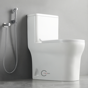 Inodoro de Cerámica Blanco para Baño, Inodoro de Una Pieza - Product Image 3