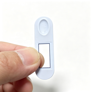 Etiqueta de Membrana Personalizada OEM Azul para Interruptor de Encendido, Panel Superpuesto Troquelado, Adhesivo PET PC Impermeable, Impresión Serigráfica - Product Image 2