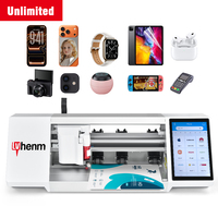 Machine de découpe de films protecteurs d'écran pour téléphones mobiles, entièrement automatique, personnalisée OEM, pour films PET et hydrogel, 5H, 7H, 9H, avec fonction de découpe de stickers.