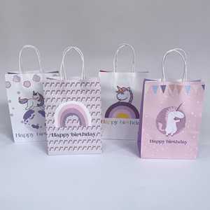 Bolsas de Papel Kraft Marrón Ecológicas con Asas de Papel, Embalaje para Regalos de Cumpleaños, en Existencia, Suministro al por Mayor, Listas para Enviar, Precio de Fábrica - Product Image 4