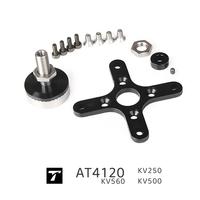 Moteur à axe long T-MOTOR AT4120 pour avion à voilure fixe KV250 KV500 KV560 6717g Thrust 12S 6S pour avion RC UAV