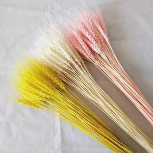 Cesti di Fiori Artificiali Decorativi Creativi con Spighe di <span class=keywords><strong>Orzo</strong></span> Essiccate Fatte a Mano, Ecologici e Moderni, Bouquet Dorati all'Ingrosso - Product Image 2
