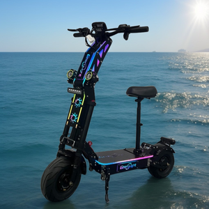 Trottinette électrique adulte pliable 13 pouces avec pneus tout-terrain, double moteur 10000W, 72V 35Ah, contrôle par application, en stock aux États-Unis pour le dropshipping - Product Image 1