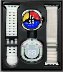 D30 Ultra Akıllı Saat Unisex HD IPS Ekran Uyku Takipçisi IP67 Kablosuz Şarj Sağlık Monitörü Silika Jel Pusula Android IOS - Product Image 4