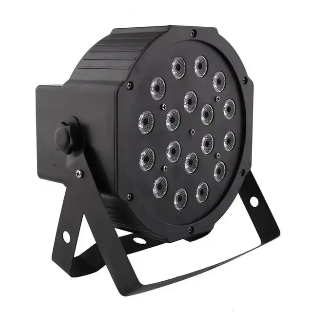 DMX512 Control 18 Led Mini Flat DJ Par Light LED Par Can Stage Light for Wedding Party Church Festival