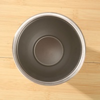 Botol Terisolasi Vakum dengan Gagang Stainless Steel, Tahan Panas 6-12 Jam, Berlapis Bambu, Tersedia