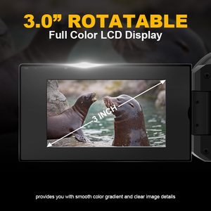 2024 mejor bajo el agua 5 metros IP68 impermeable cámara con zoom digital compacto 4K Vlog videocámara - Product Image 3