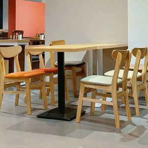 Muebles Comerciales Personalizados de Cuero PU Ecológico, Sillas y Mesas para Escuelas, Cadenas de Comida Rápida, Restaurantes de Fideos, <span class=keywords><strong>Lanzhou</strong></span> Ramen - Product Image 3