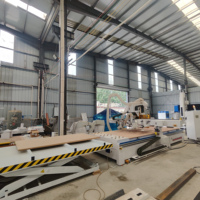 Centro de Mecanizado CNC para Madera, Router de Madera de 3 Ejes, Máquina de Grabado y Tallado ATC, 1325x2500mm, 11KW, Alta Velocidad